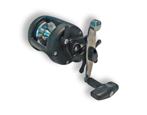 tlw 20 single speed inshore fishing reel right side view