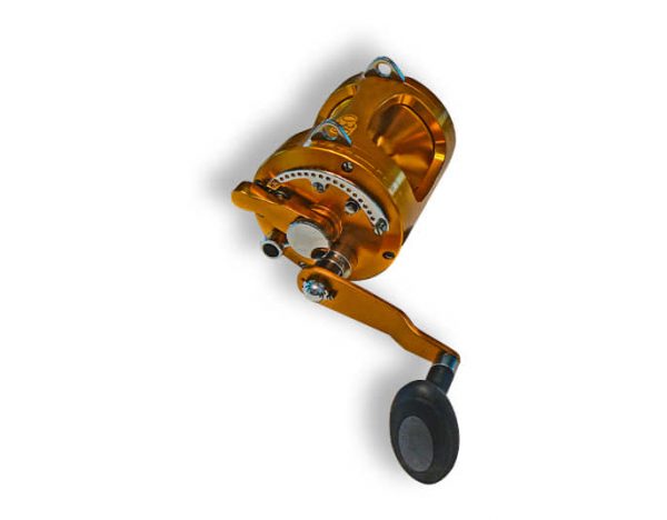 q30 1 single speed fishing reel right side view