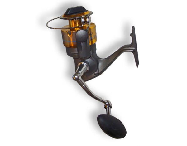 no load fishing reel side view